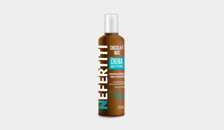 Nefertiti crema para peinar chocolate