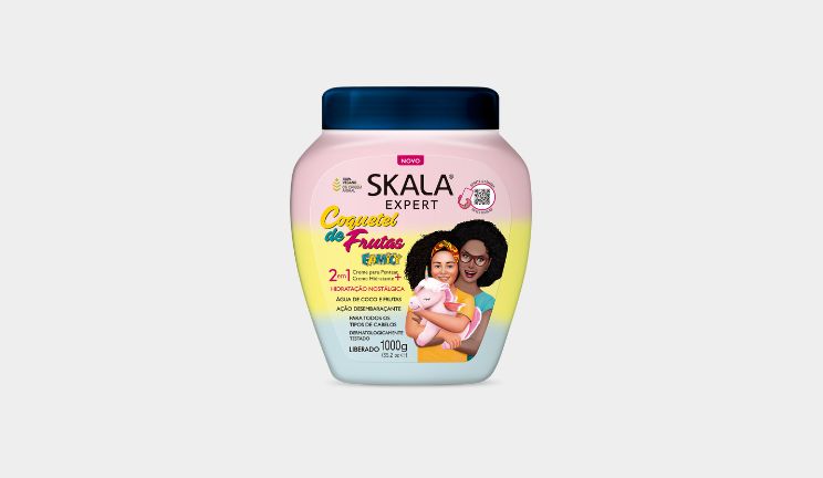 Skala crema para peinar coquetel de frutas